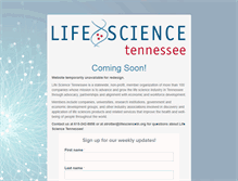 Tablet Screenshot of lifesciencetn.org